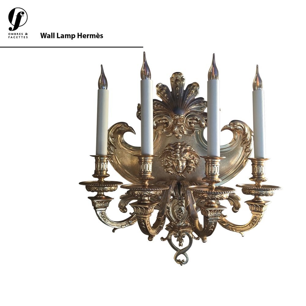 Decorative objects - Bronze wall lamp - OMBRES ET FACETTES