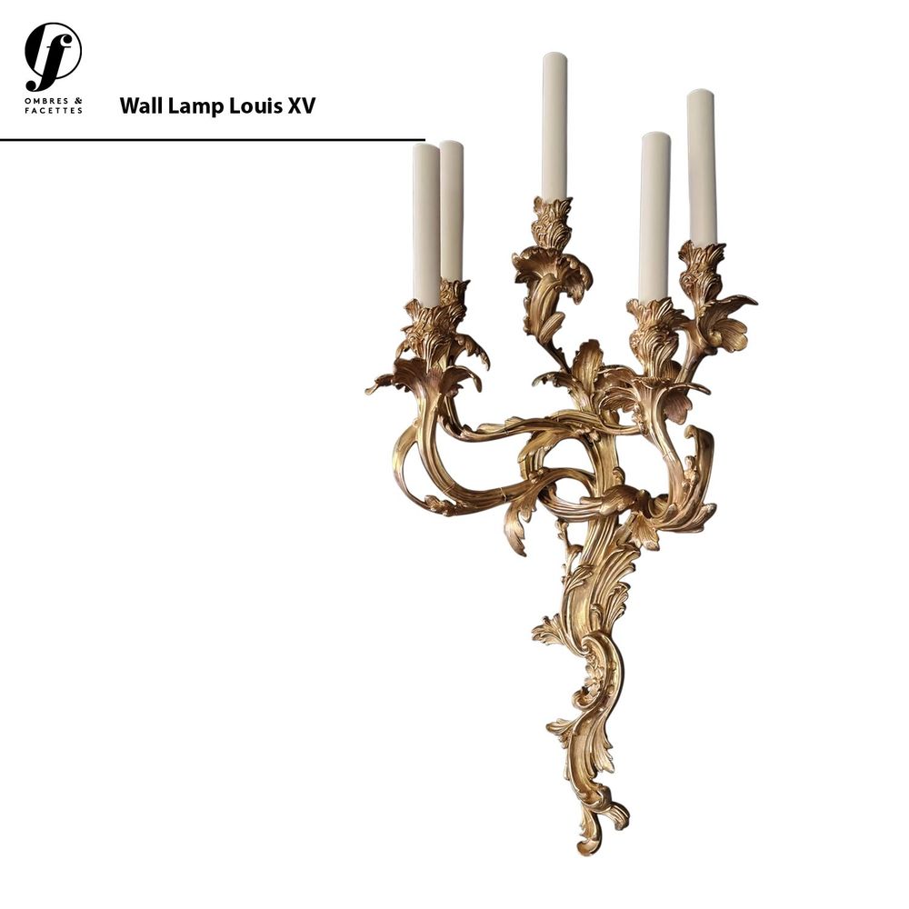 Decorative objects - Bronze wall lamp - OMBRES ET FACETTES