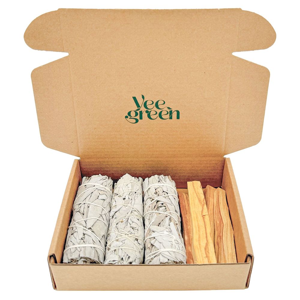 Caskets and boxes - Set of 3 White Sages 4 Palo Palo Santo - VEEGREEN