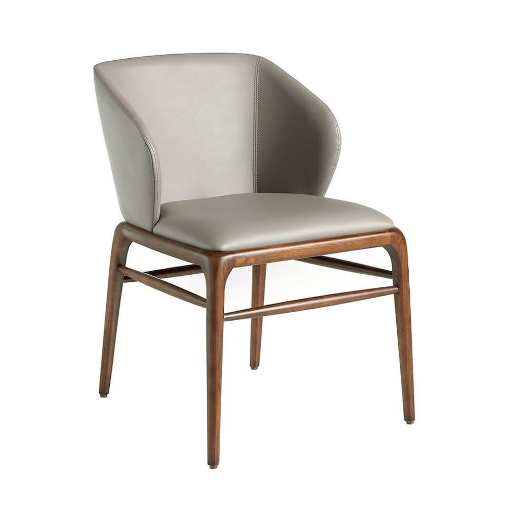 Chaises - Chaise de table à manger rembourrée en simili cuir - ANGEL CERDÁ