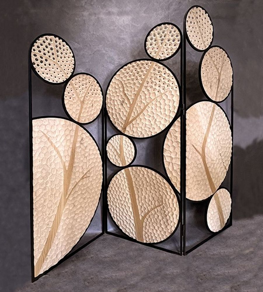 Sculptures, statuettes and miniatures - Screen - AGNÈS K. SCULPTURE SUR BOIS