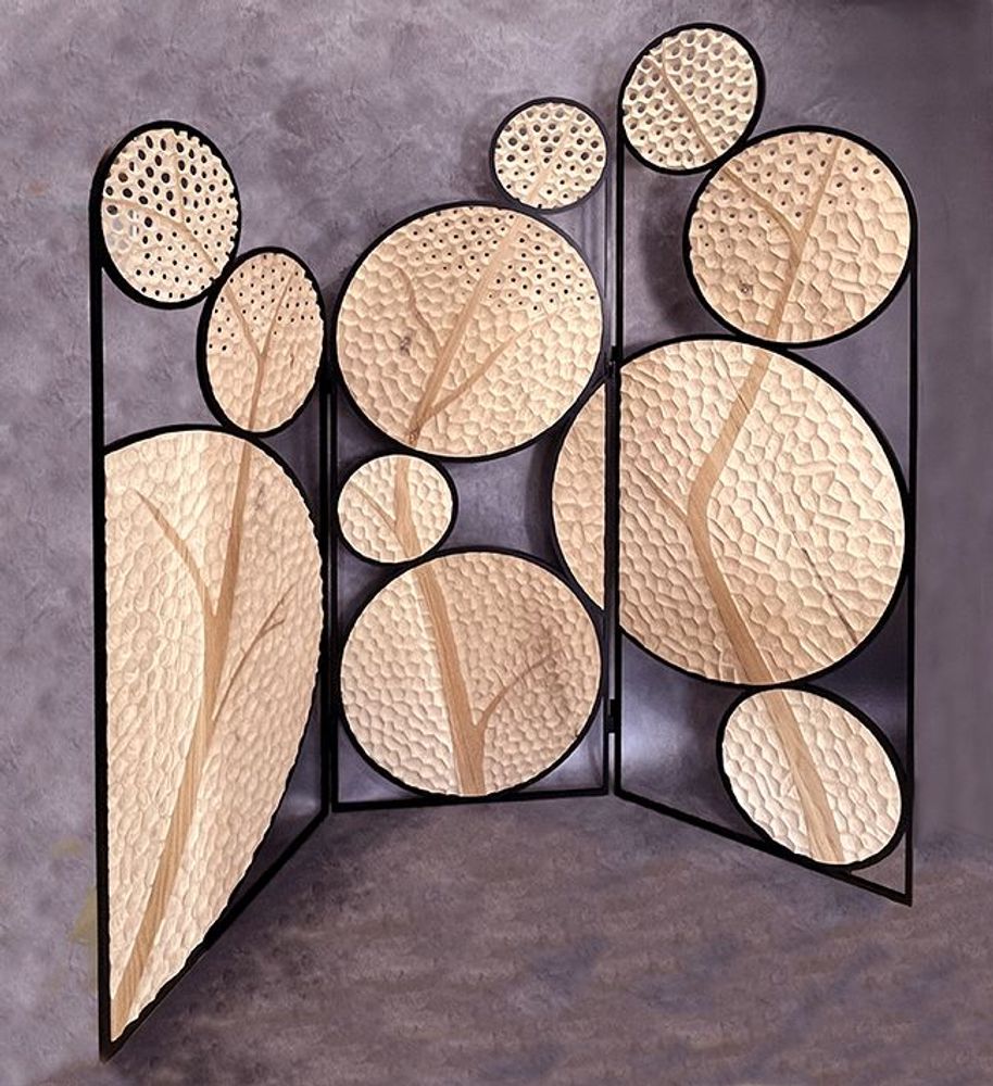 Sculptures, statuettes and miniatures - Screen - AGNÈS K. SCULPTURE SUR BOIS