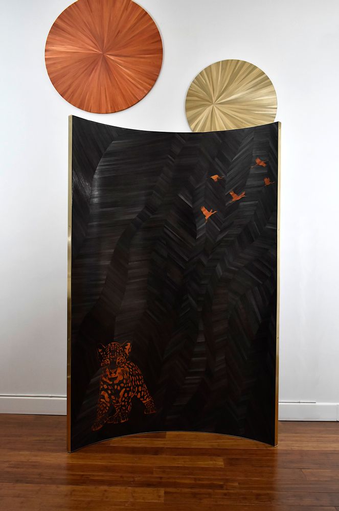 Pièces uniques - Paravent Évasion Africaine - ATELIER LASTO