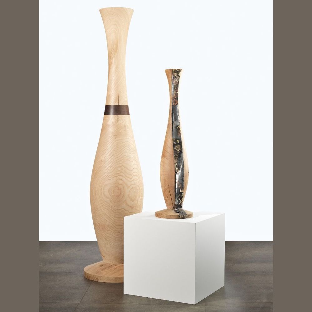 Unique pieces - Totem Wood & Metal - SÉBASTIEN BOUISSET