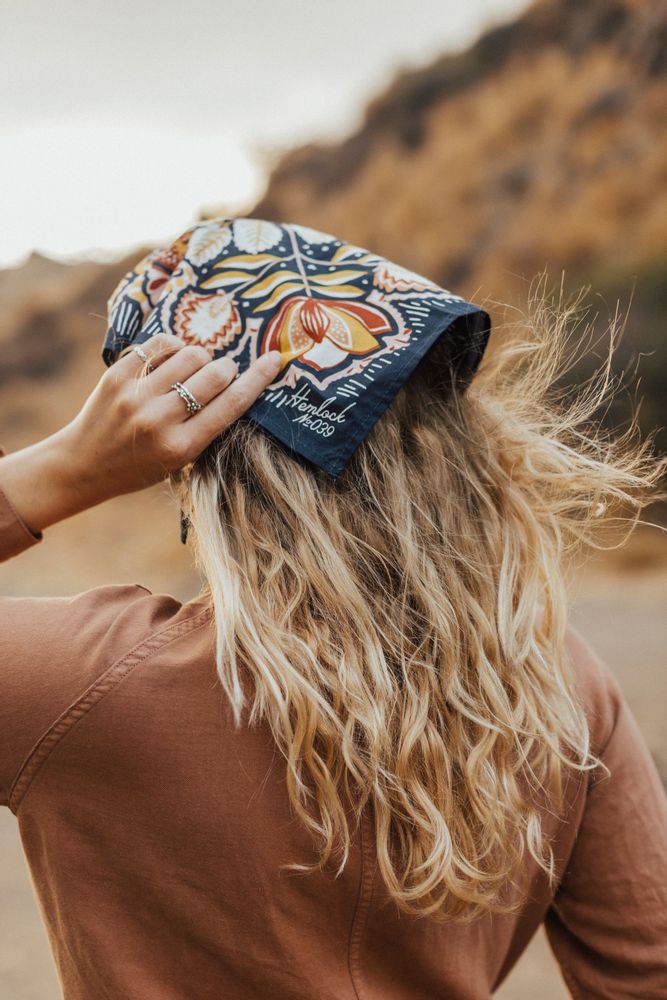 Foulards et écharpes - Bandana en coton de qualité supérieure Elsie - HANDKER BANDANAS