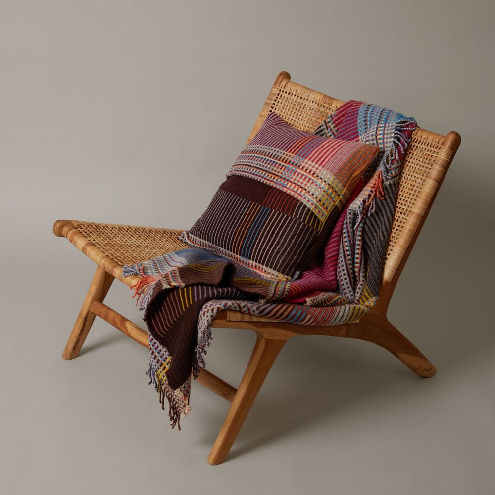 Objets design - Plaid à fines rayures Sophia - WALLACE SEWELL