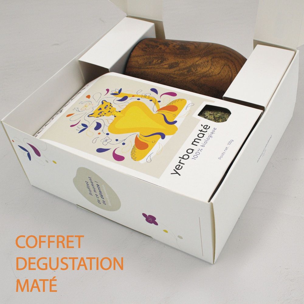 Coffrets et boîtes - Coffret Yerba Mate + Calebasse Marron - VEEGREEN