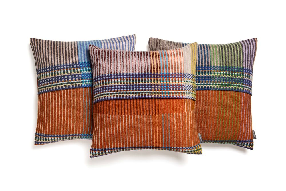 Fabric cushions - Vita Pinstripe Cushion - WALLACE SEWELL