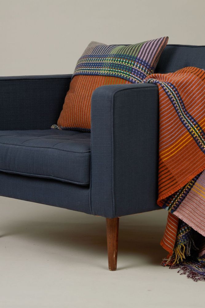 Fabric cushions - Vita Pinstripe Cushion - WALLACE SEWELL