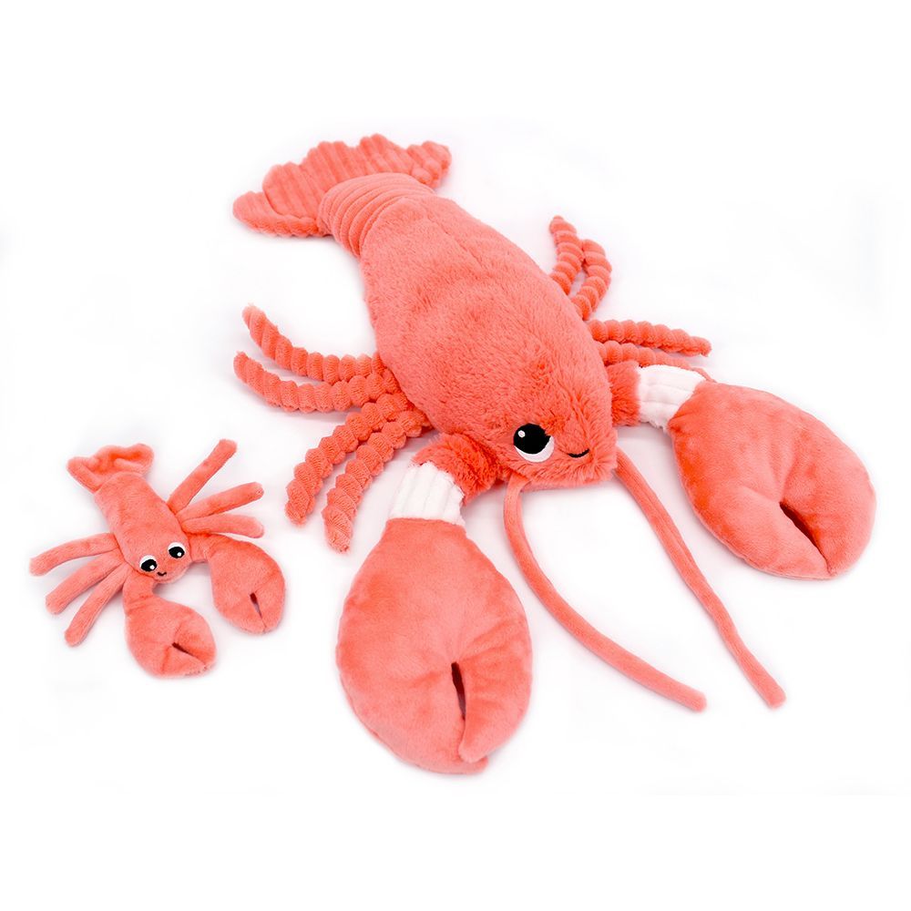 Peluches - Peluche homard maman et son bébé Les Ptipotos - DEGLINGOS