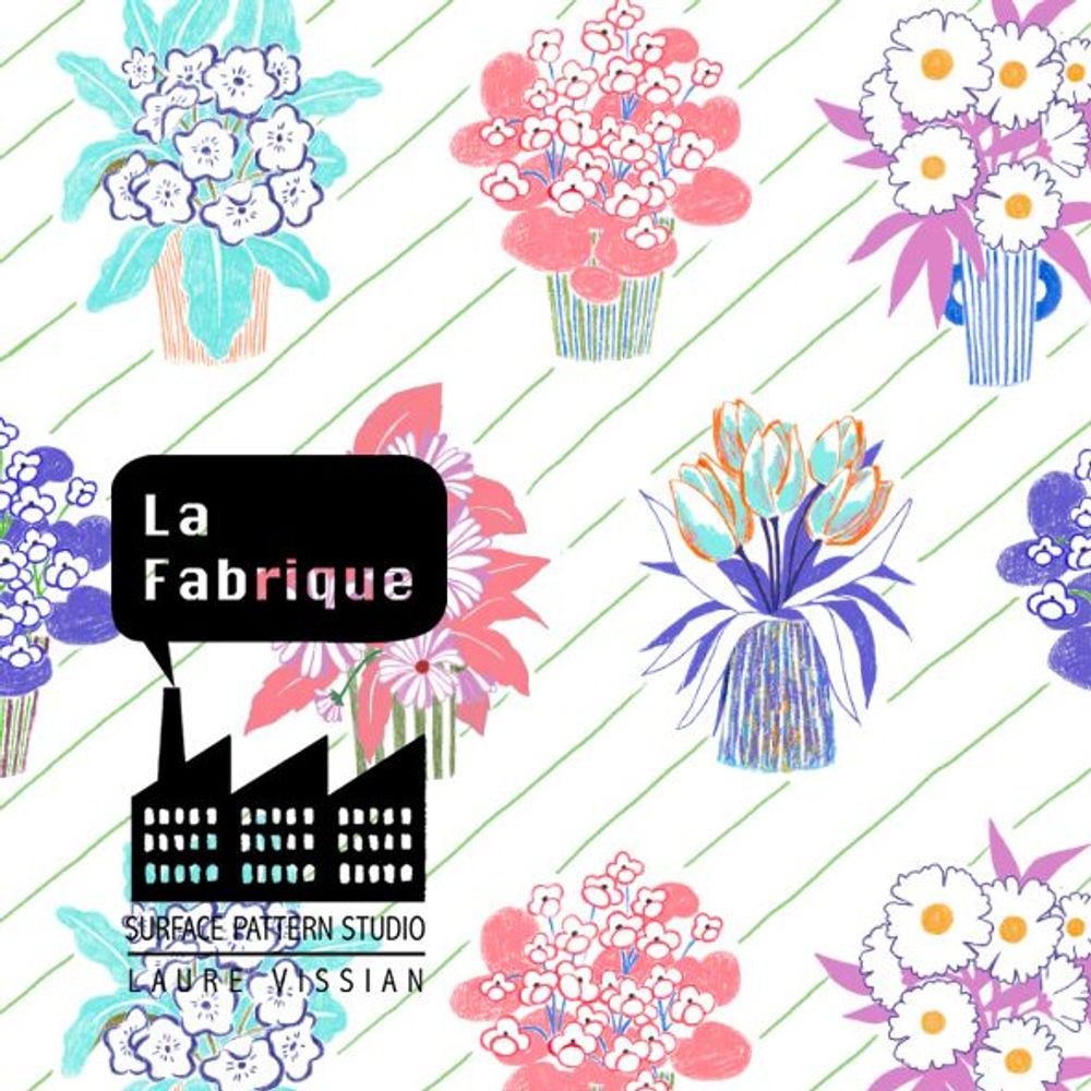 Design textile et surface - PATTERN DESIGN - LA FABRIQUE DESIGN TEXTILE