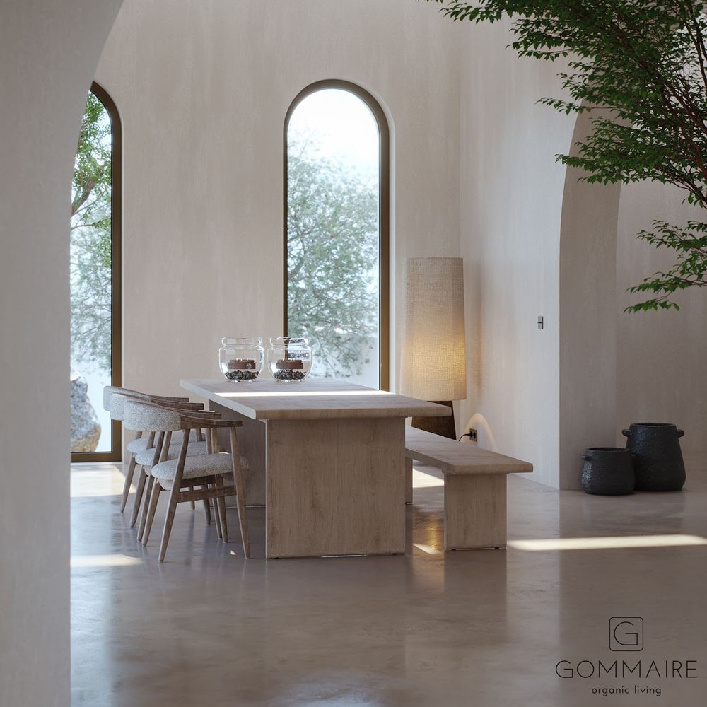 Dining Tables - Table and bench Drake - GOMMAIRE