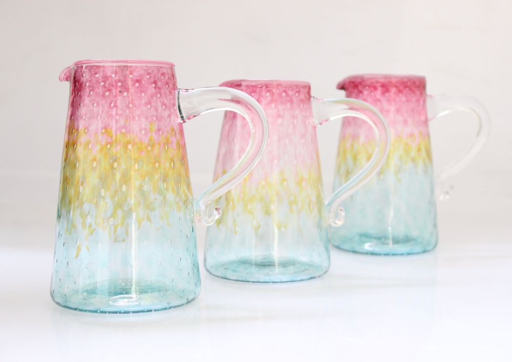 Carafes - Blown glass pitcher - OKATOMO YURIKO