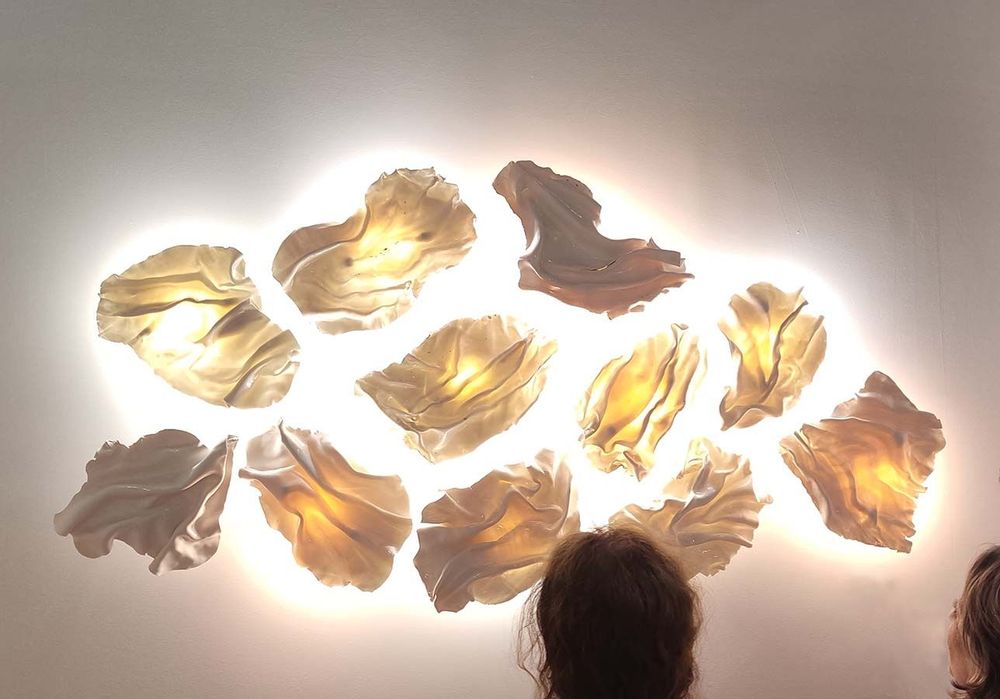 Appliques - DRAPE EN PORCELAINE - DORA STANCZEL