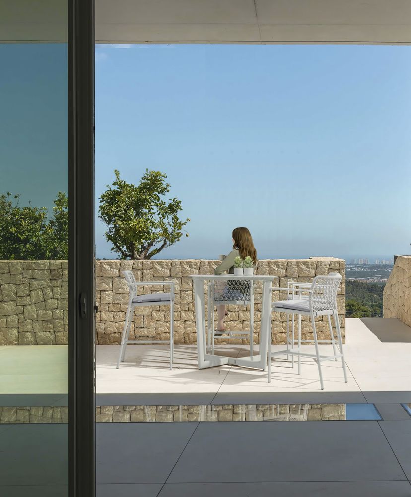 Lawn tables - CLUB high garden dining set - COUTURE JARDIN