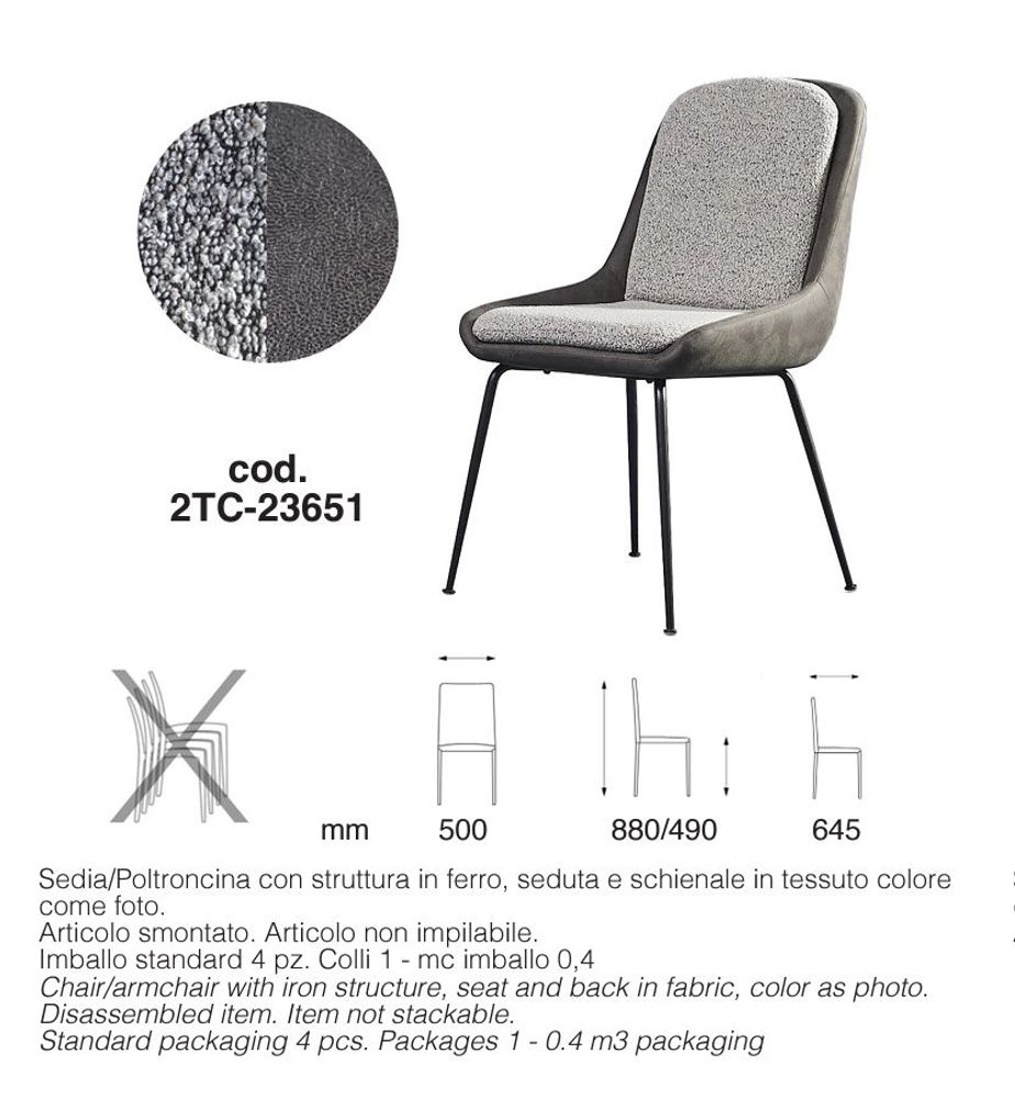 Chairs - CHALET - UNICO08 | TAROCCO VACCARI GROUP