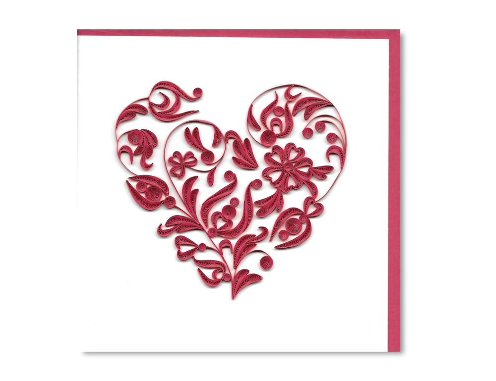 Papeterie - Cartes doubles quilling - PASCALE EDITIONS