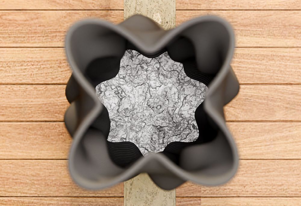 Dining Tables - Abyss table - 3D CONCRETE