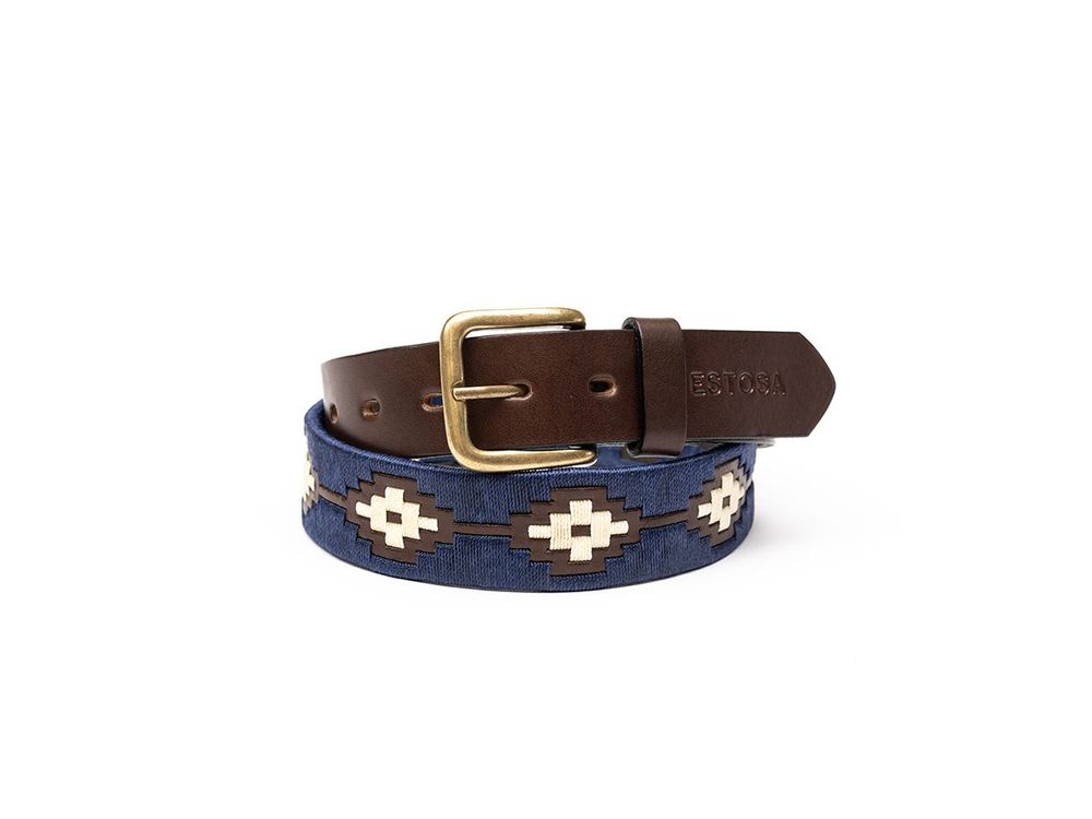 Leather goods - FUEGO - SKY BLUE & ECRU - ESTOSA