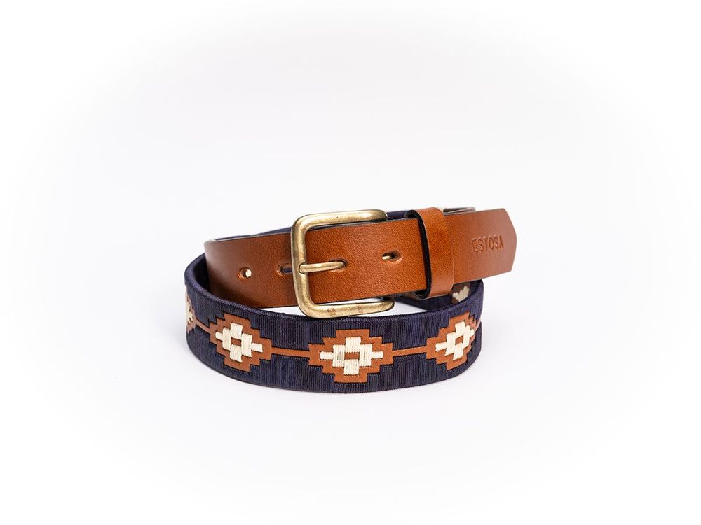 Leather goods - FUEGO - SKY BLUE & ECRU - ESTOSA