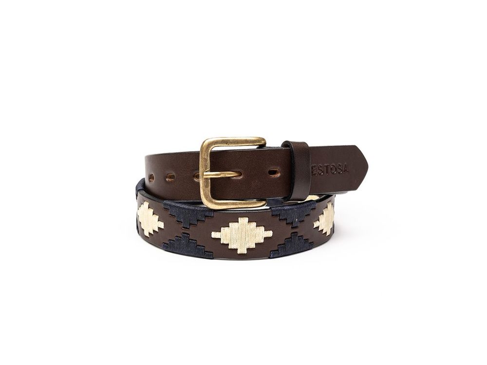 Leather goods - TANGO - NAVY & ECRU - ESTOSA