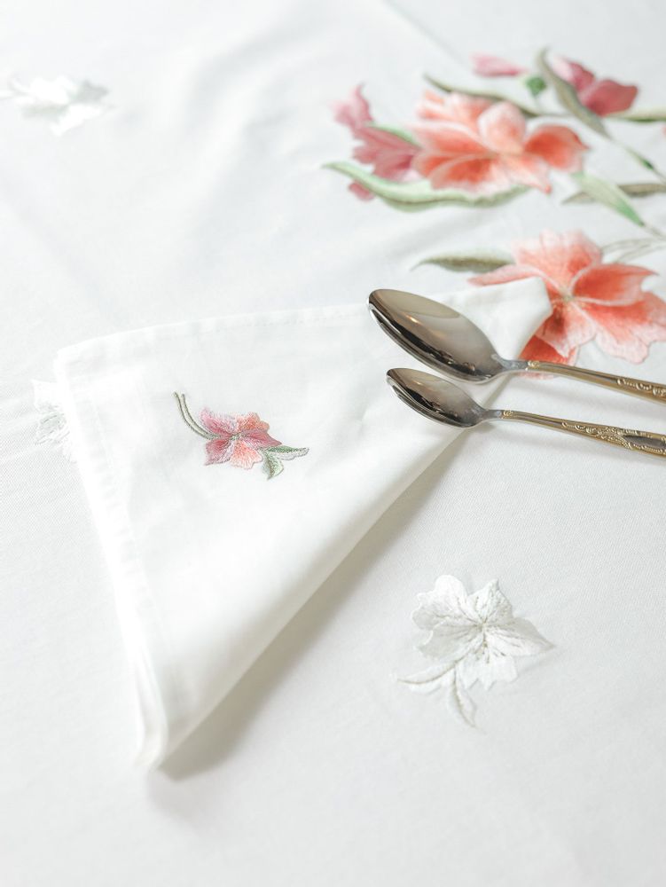 Table linen - Napkins - Floral Panache (Set of 4) - NINÉH