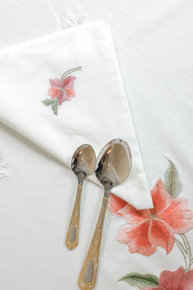 Table linen - Napkins - Floral Panache (Set of 4) - NINÉH