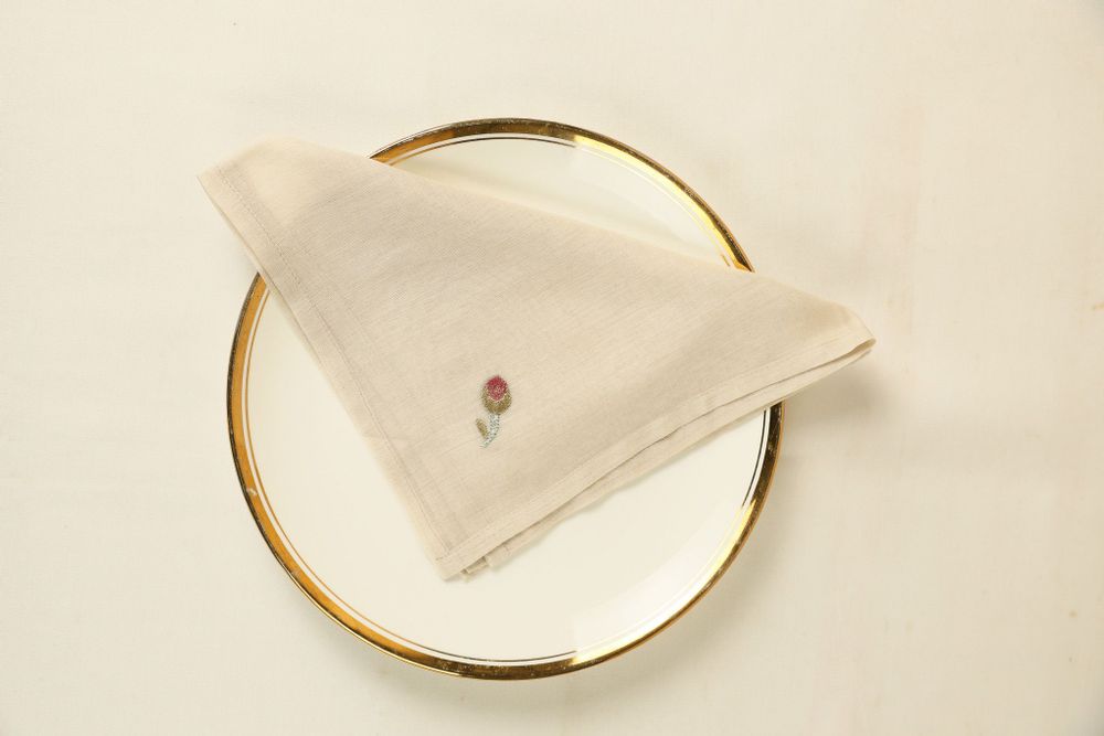 Table linen - Napkins - Enchanted Flower (set of 4) - NINÉH