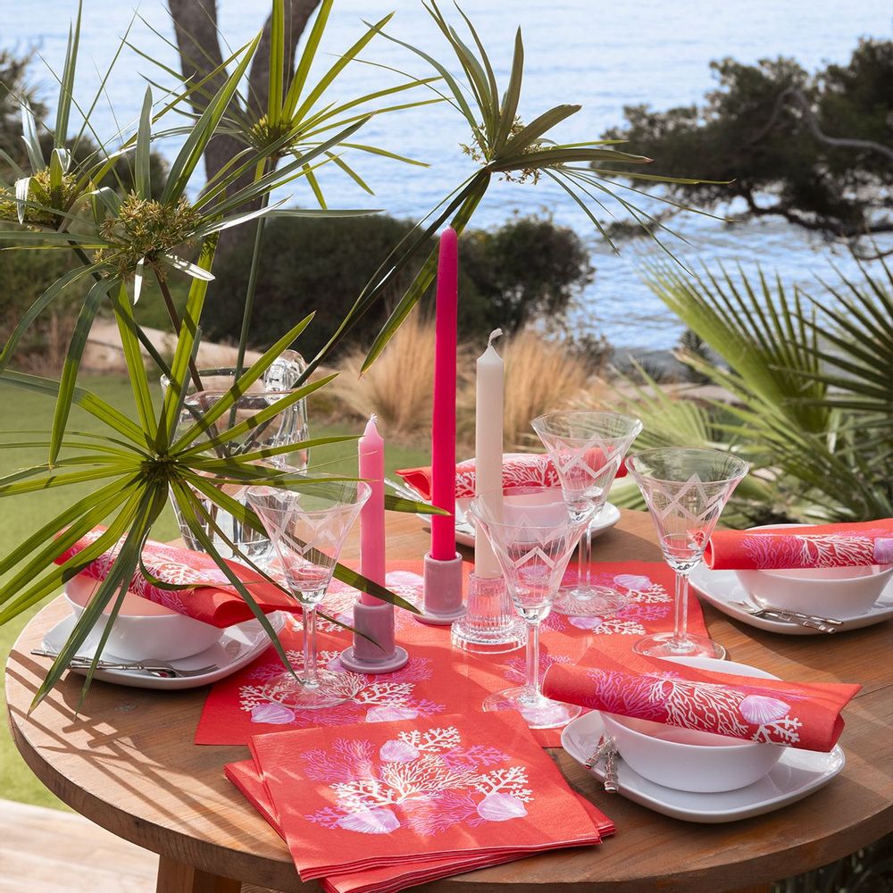 Napkins - CORAL - FRANÇOISE PAVIOT