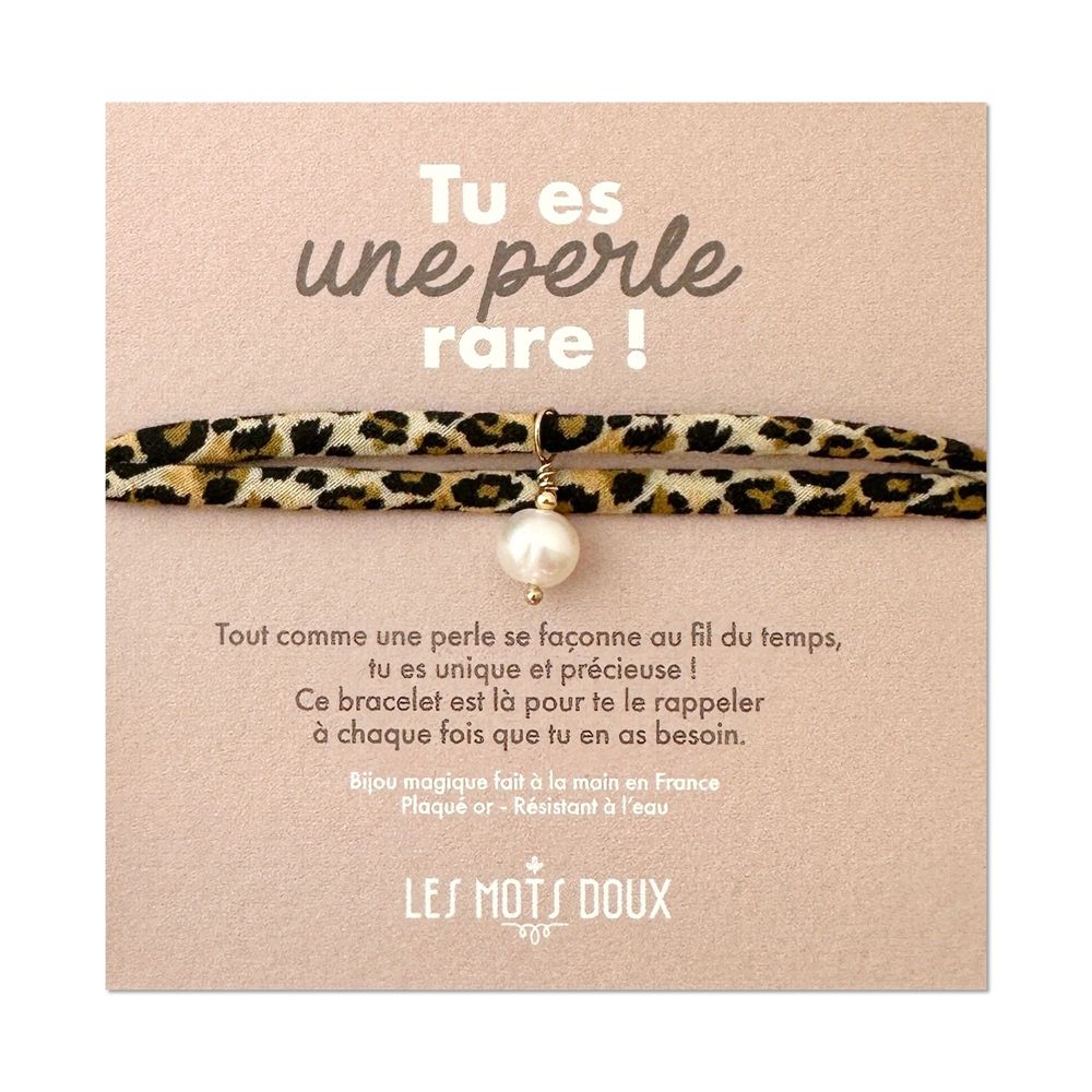 Bracelets - Bracelet Léopard Perle Rare - LES MOTS DOUX