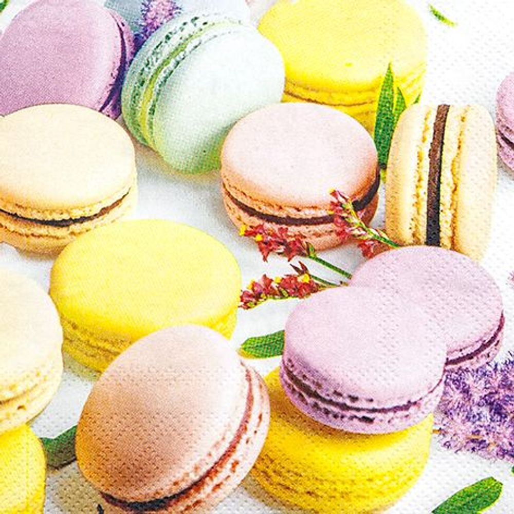 Objets de décoration - Serviettes en papier macarons - KARENA INTERNATIONAL