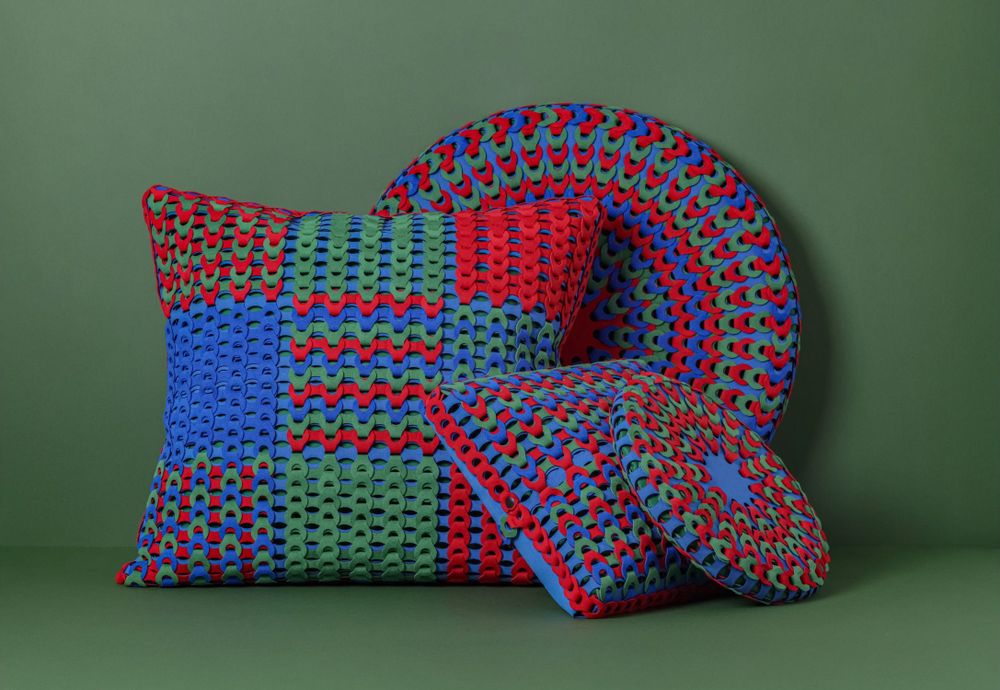 Coussins textile - SPECTRUM DOTS - Handcrafted Cushions - EETY STUDIO