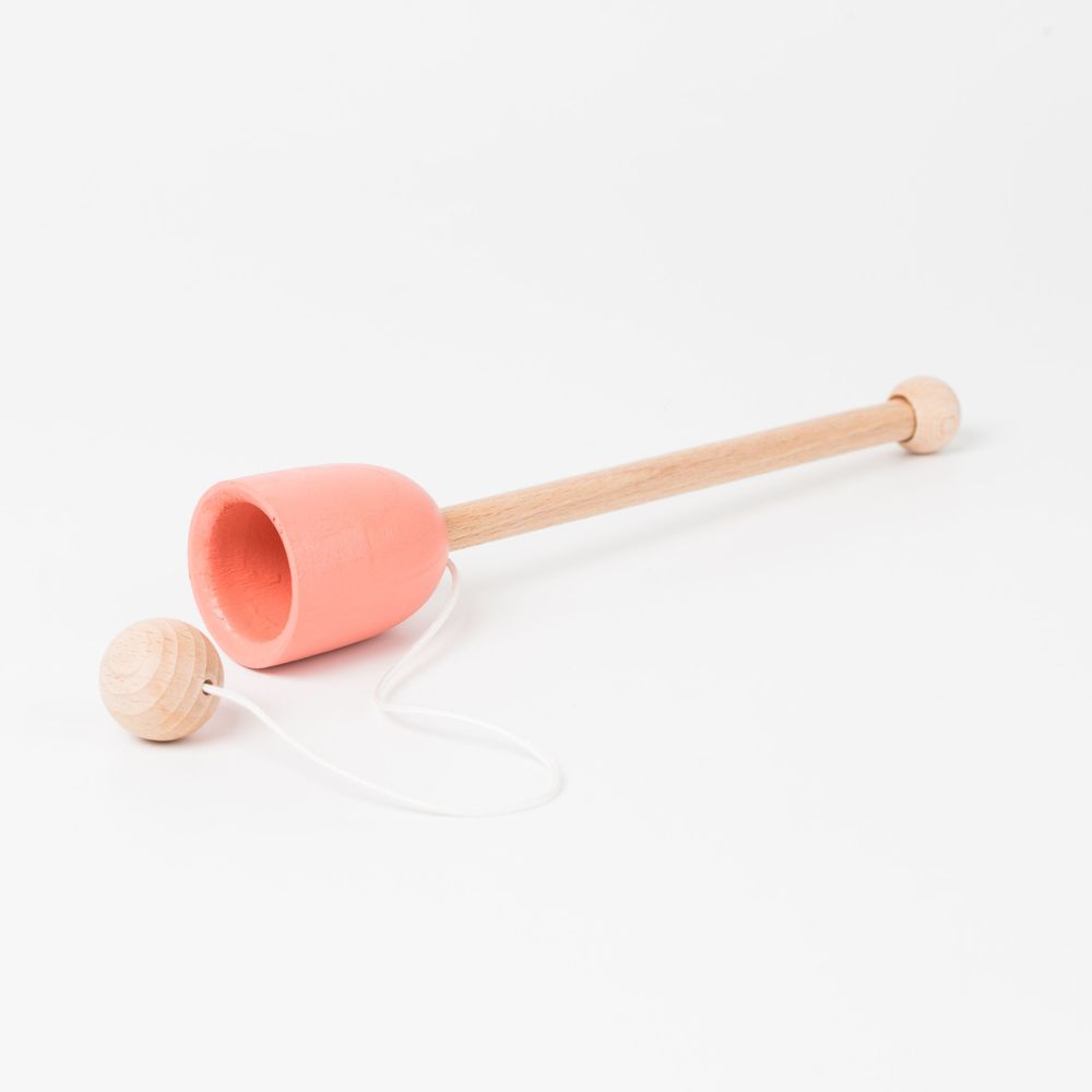Toys - Cup in Ball - Wooden Toy - MORA-PLAY