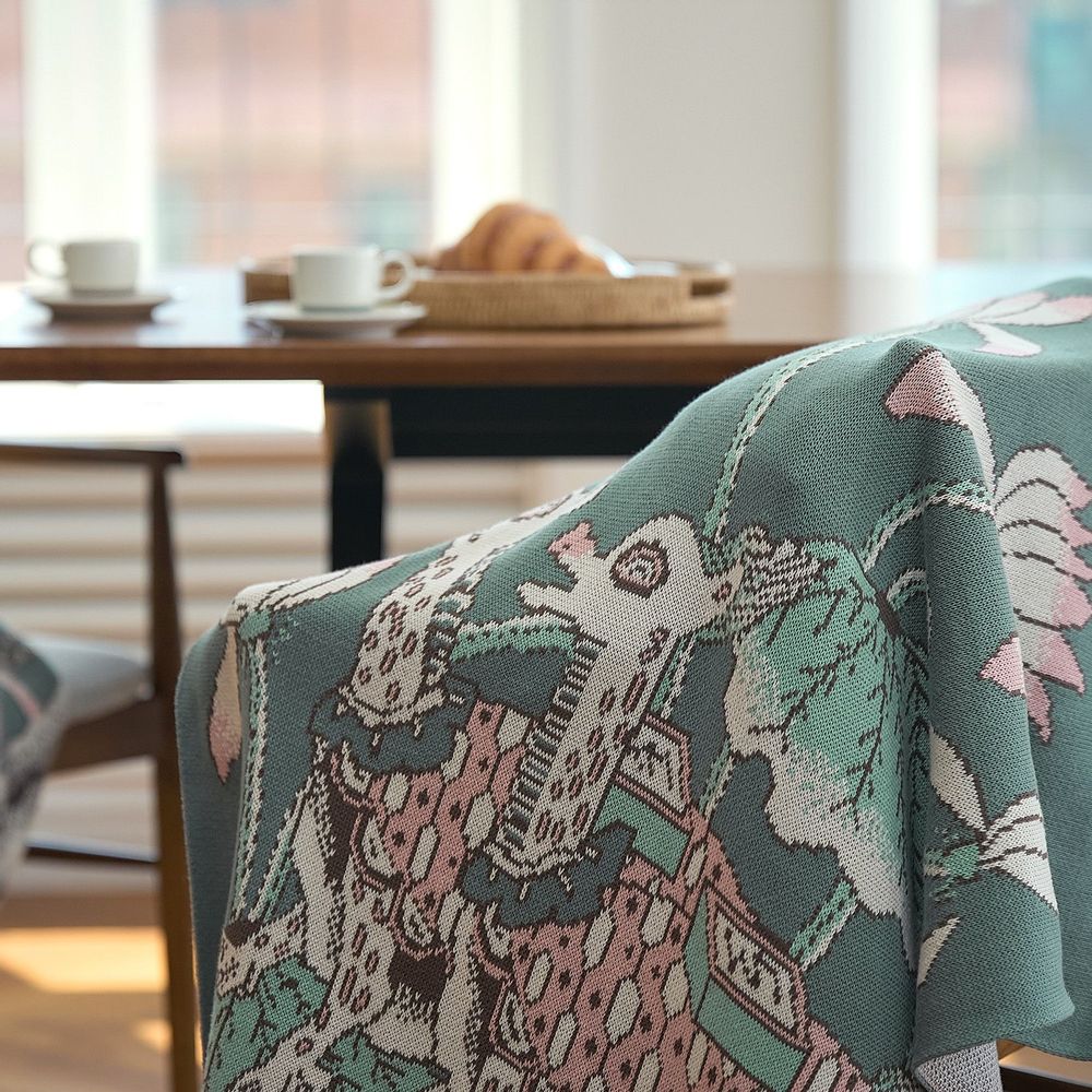 Throw blankets - Smile longevity symbol(Turtles) - BON`EE