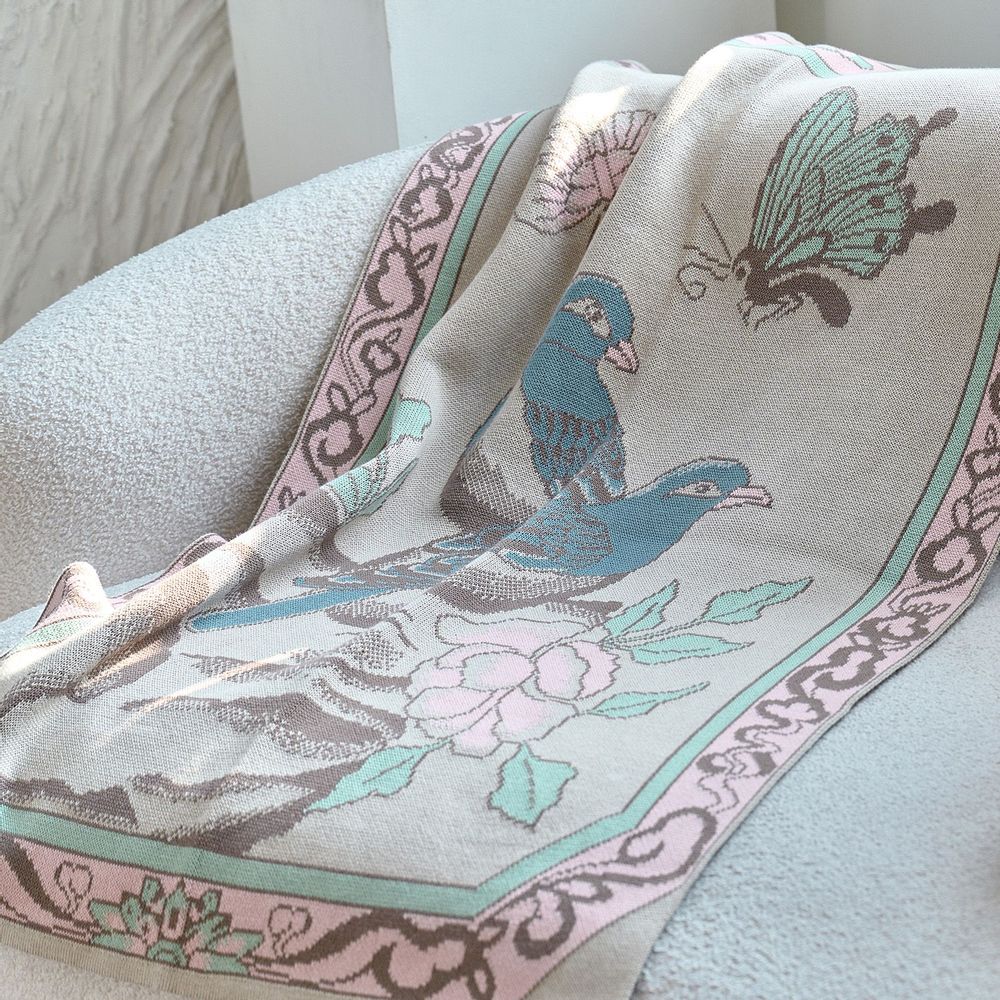 Throw blankets - Couple bird & butterfly - BON`EE