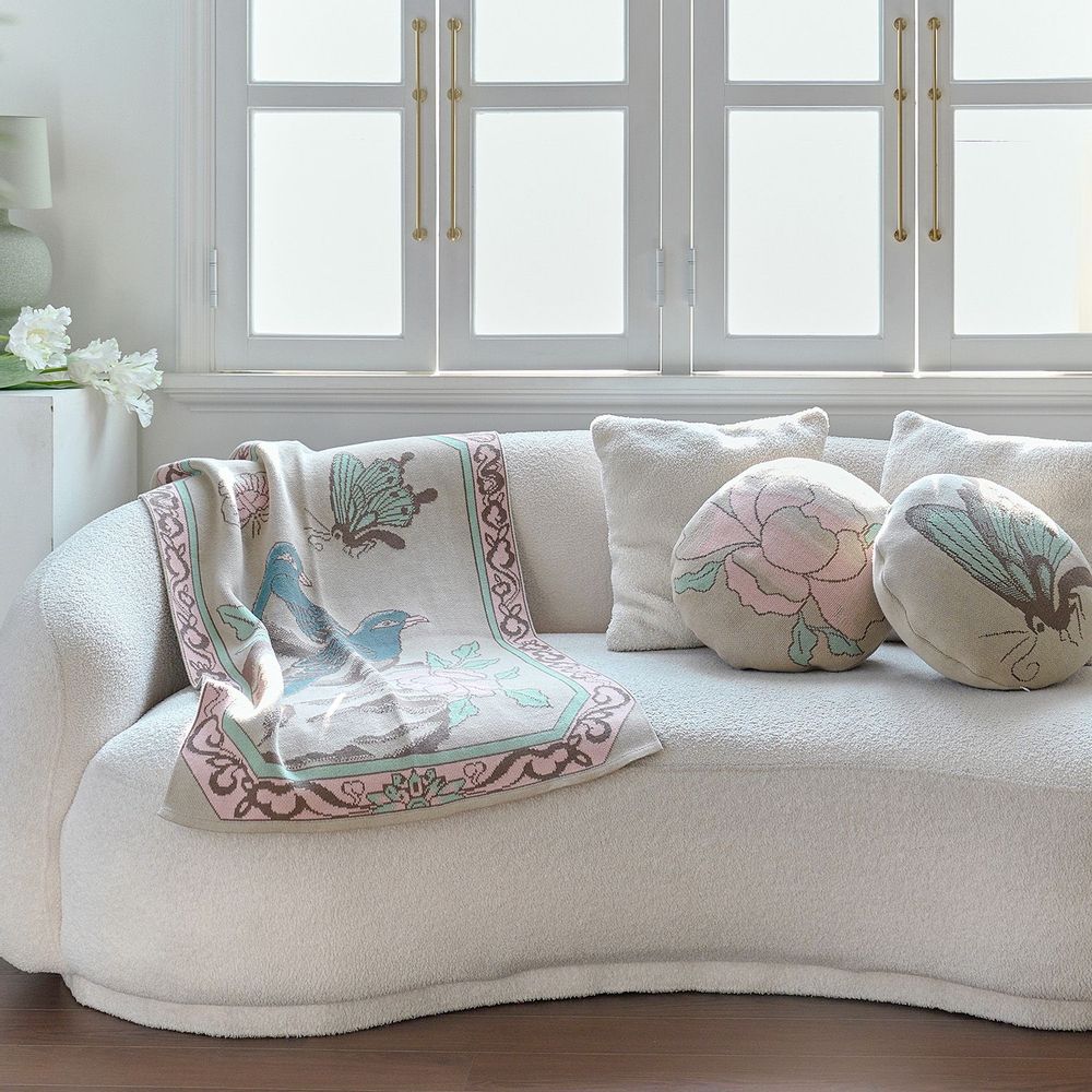 Throw blankets - Couple bird & butterfly - BON`EE