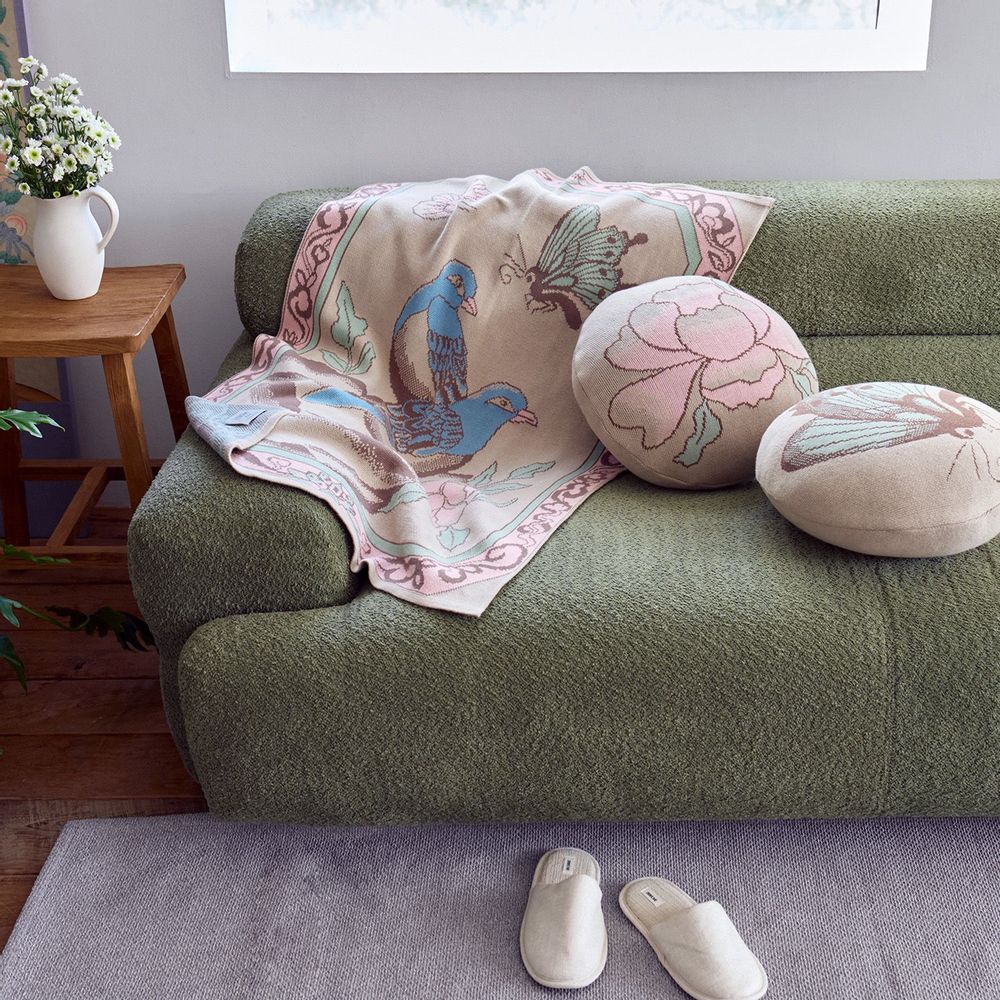 Throw blankets - Couple bird & butterfly - BON`EE
