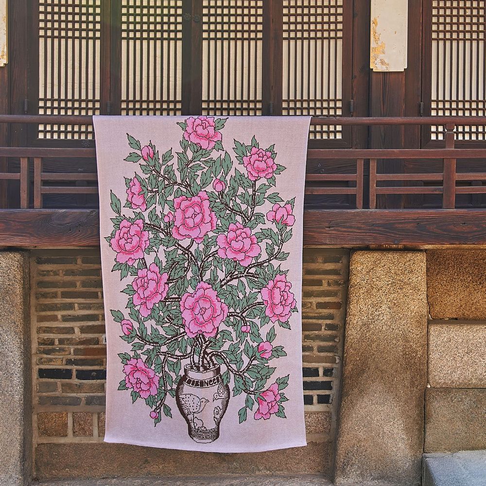 Affiches - Peonies in vase - BON`EE(LIVING ART BRAND)