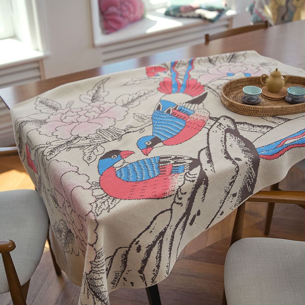 Throw blankets - Flower and Bird - BON`EE