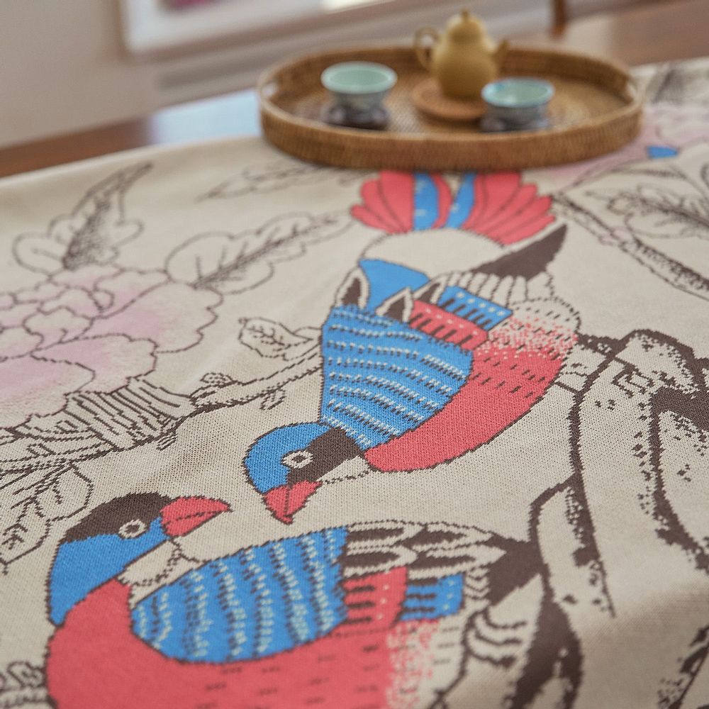 Throw blankets - Flower and Bird - BON`EE