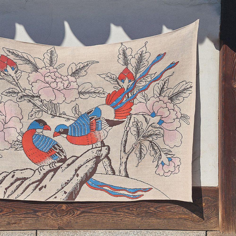 Throw blankets - Flower and Bird - BON`EE