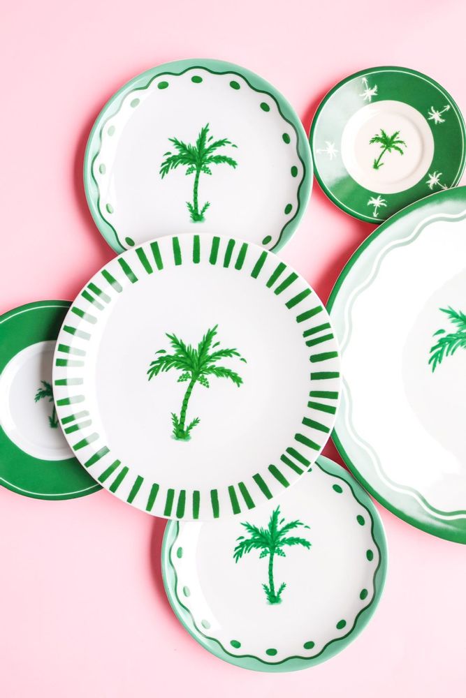 Everyday plates - The Palm Collection - FERN&CO.