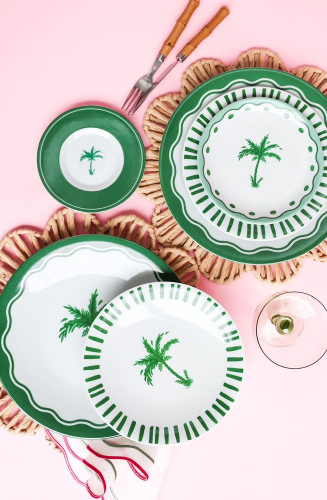 Everyday plates - The Palm Collection - FERN&CO.