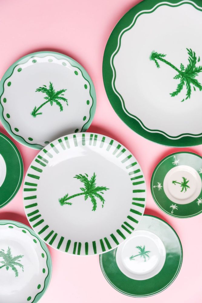 Everyday plates - The Palm Collection - FERN&CO.