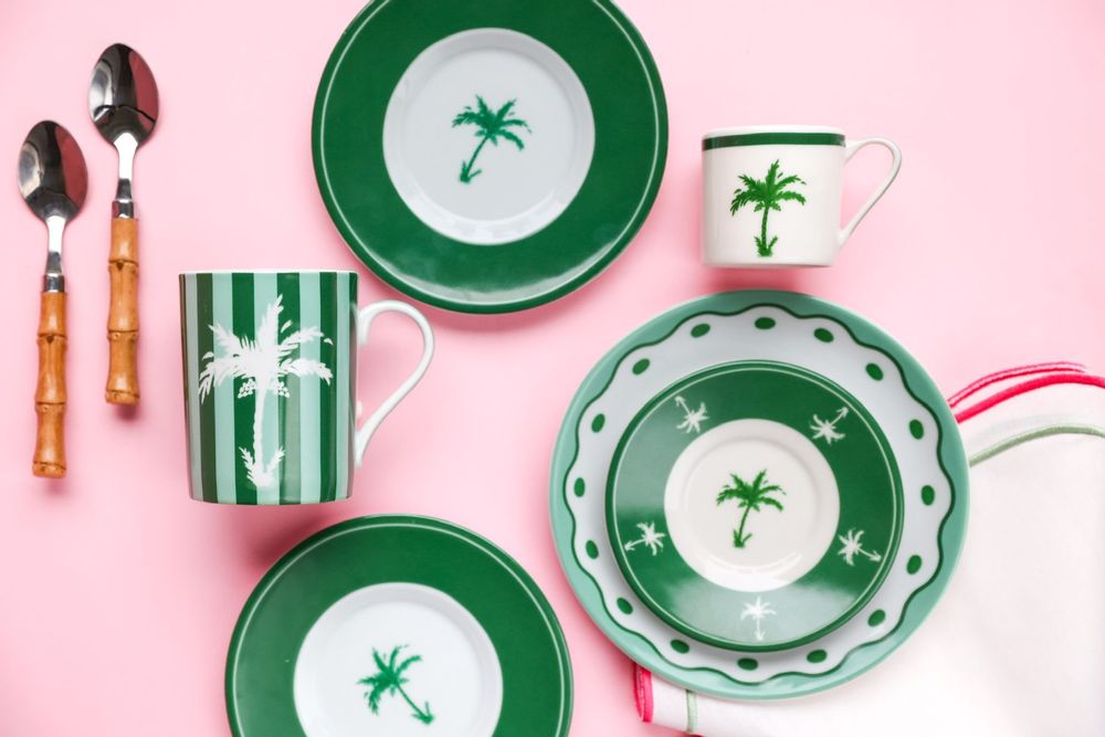 Everyday plates - The Palm Collection - FERN&CO.