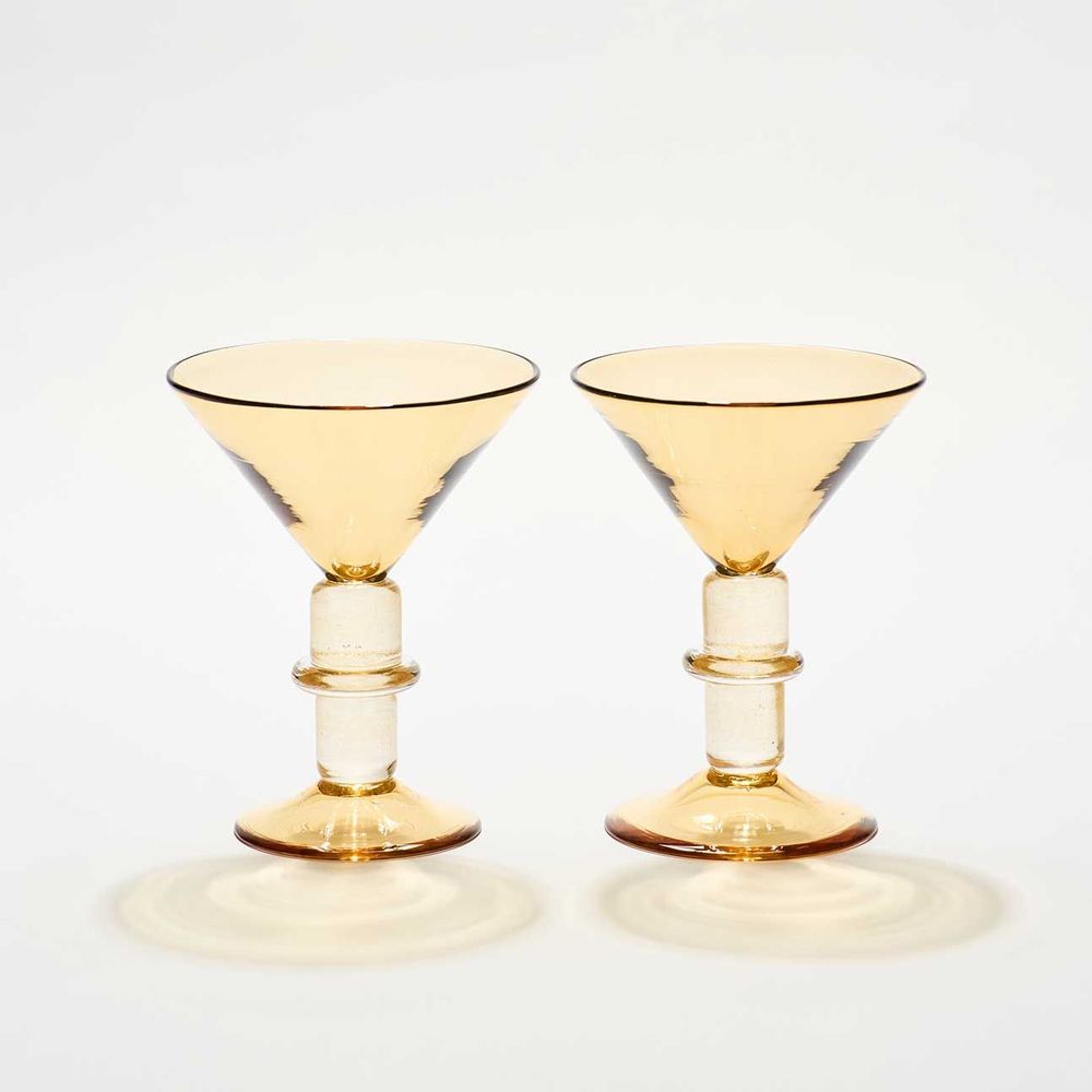 Stemware - New York Martini Glass in Whisky - GATHER