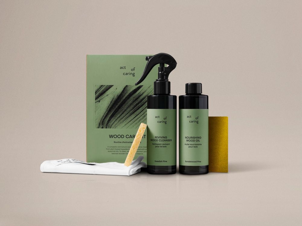 Home fragrances - Wood Care Kit - ACTOFCARING AB