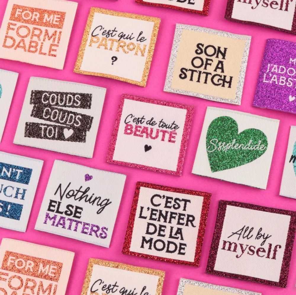Cadeaux - Étiquettes tissées à coudre - BOHIN FRANCE