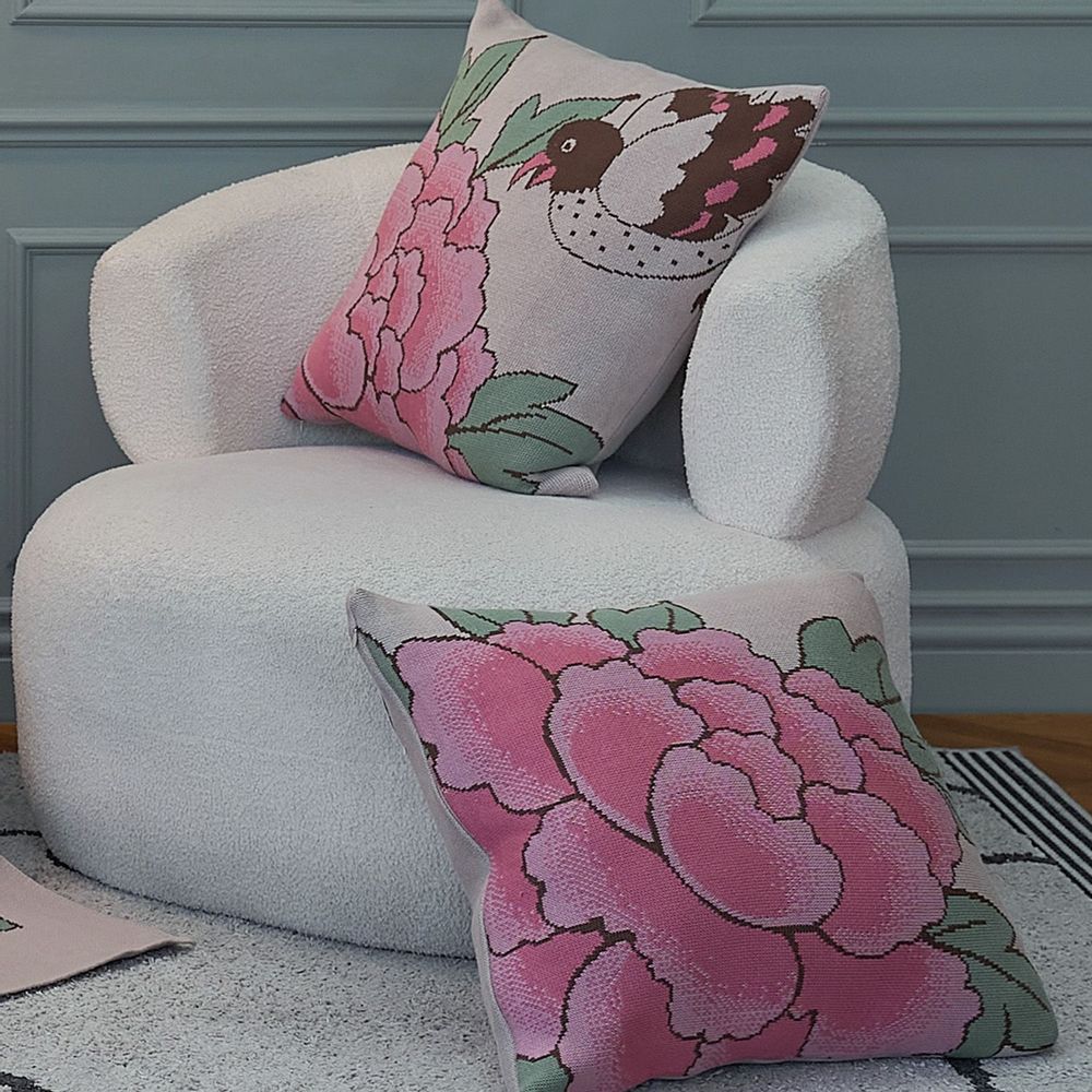 Coussins - Peony Cushion Cover - BON`EE(LIVING ART BRAND)