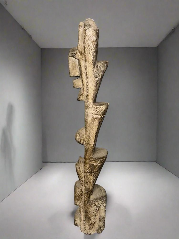 Sculptures, statuettes and miniatures - Pole of the Dogon people, fetish stone - QUINTESSENCE AFRICAINE